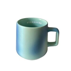 Starbucks 2021 Iridescent turquoise blue mug